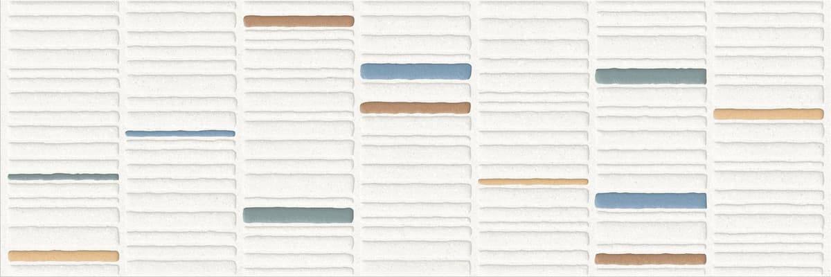 Larissa White Relief Decor 40x120