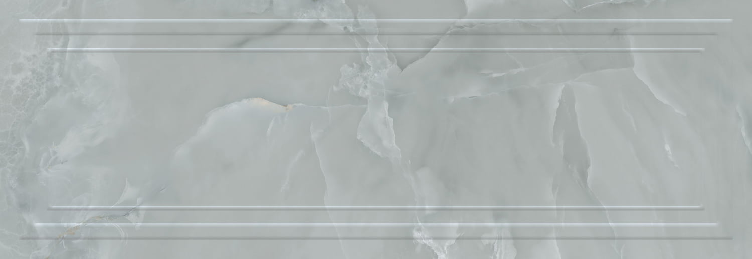 Wonder Green Glossy Relief 40x120